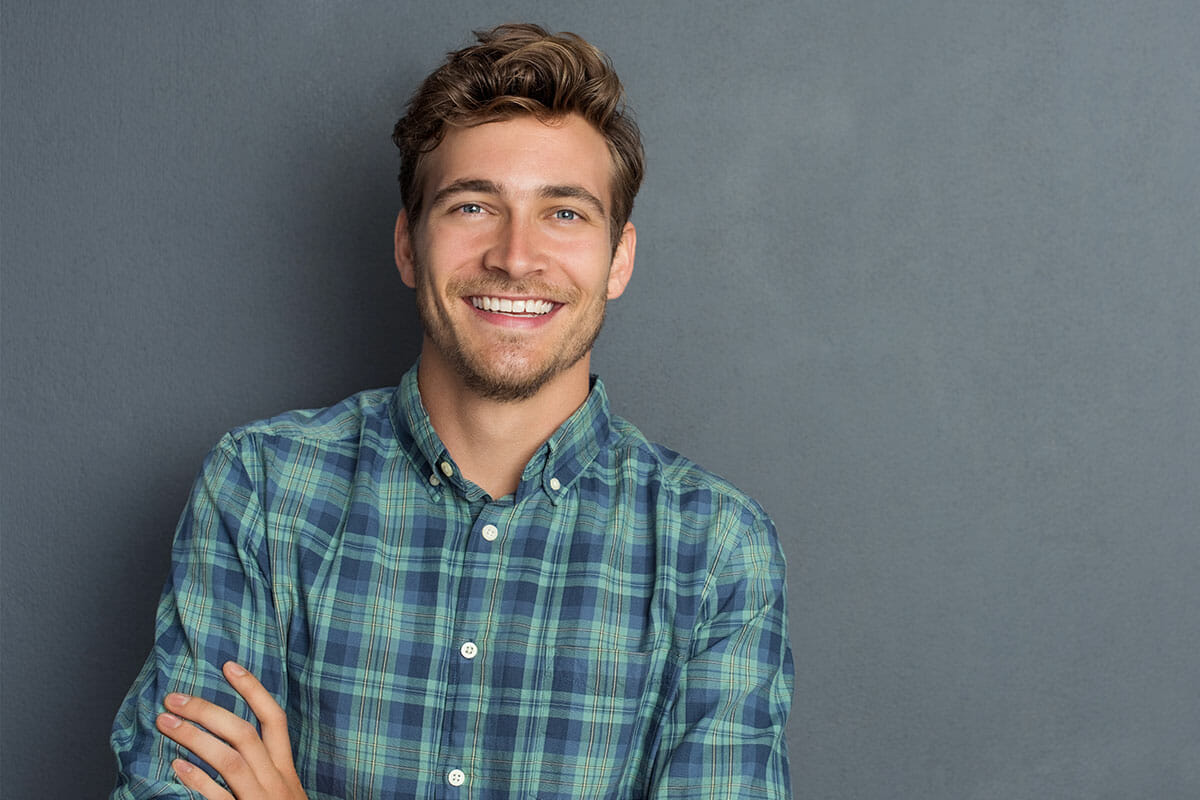 Brown Haired Man Smiling